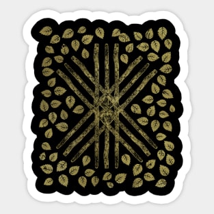 Web of Wyrd  -The Matrix of Fate Sticker